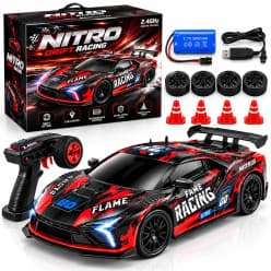 4x4 RC Drift Racing Car 1:24 with Speed Trim Control | LED Light Remote Control Car | Color as per Stock dispatched