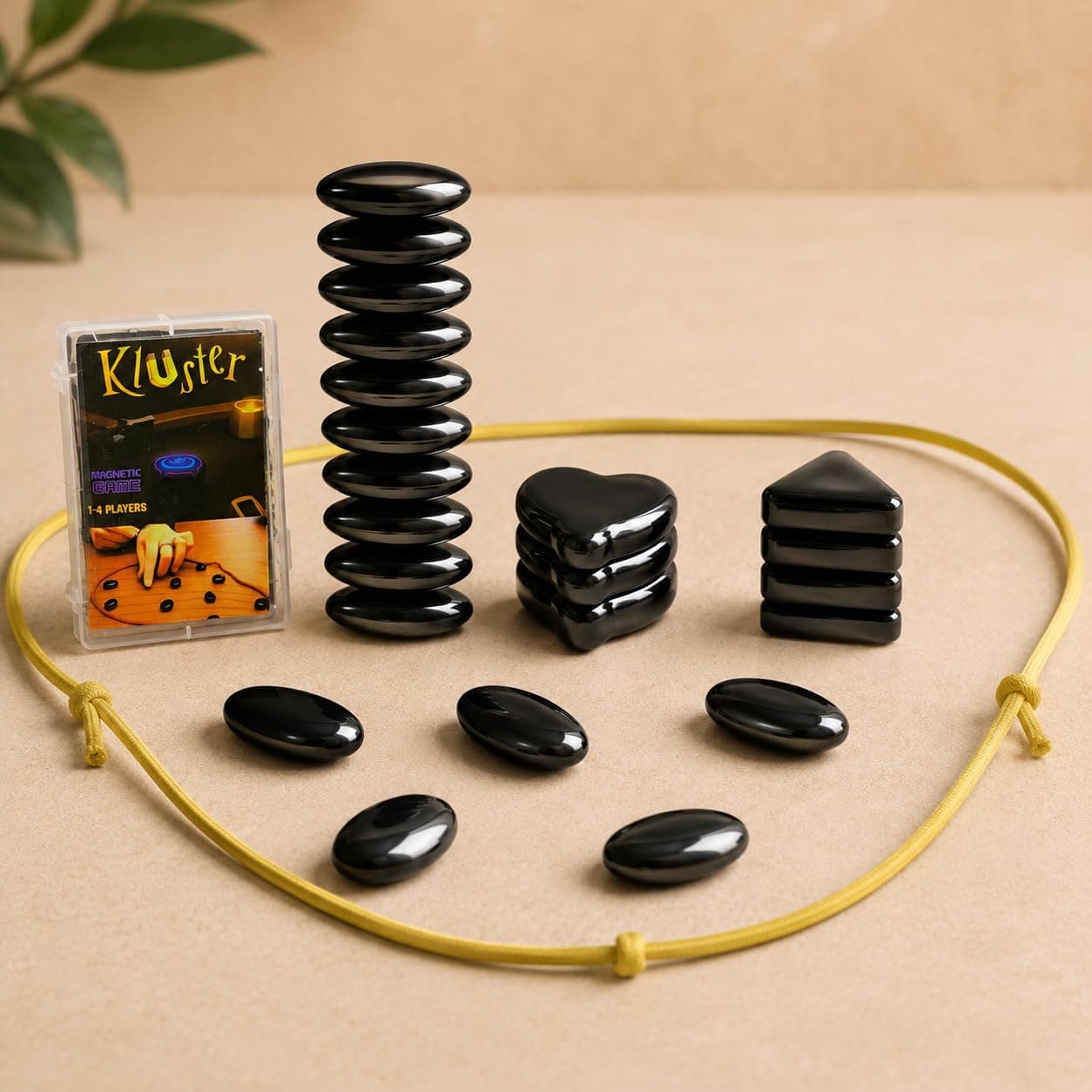 Magnetic Challenge Game with Black Magnet Pieces | Strategy Table Game for Kids & Adults | Ages 8+ | Pack of 1 Pc — view 4