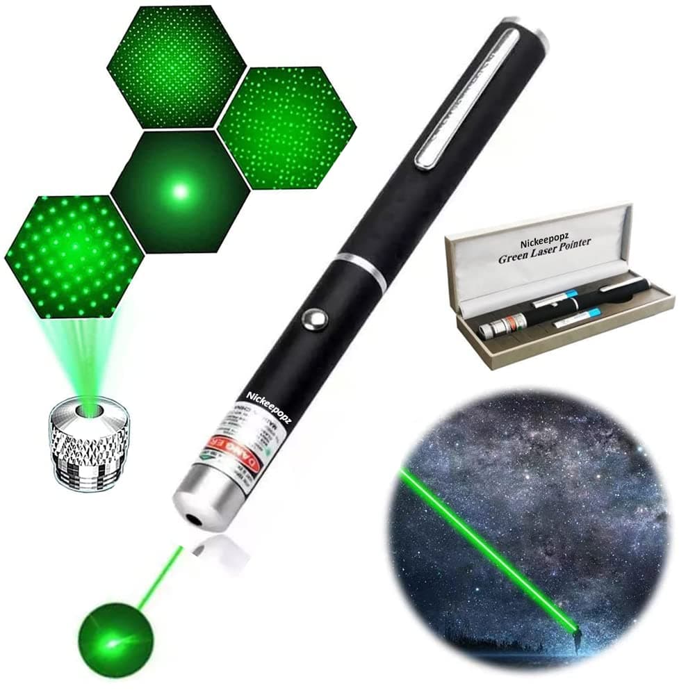 Green Laser Light Pointer Pen in Gift Box | Presentation Pointer | Pack of 1 Pc