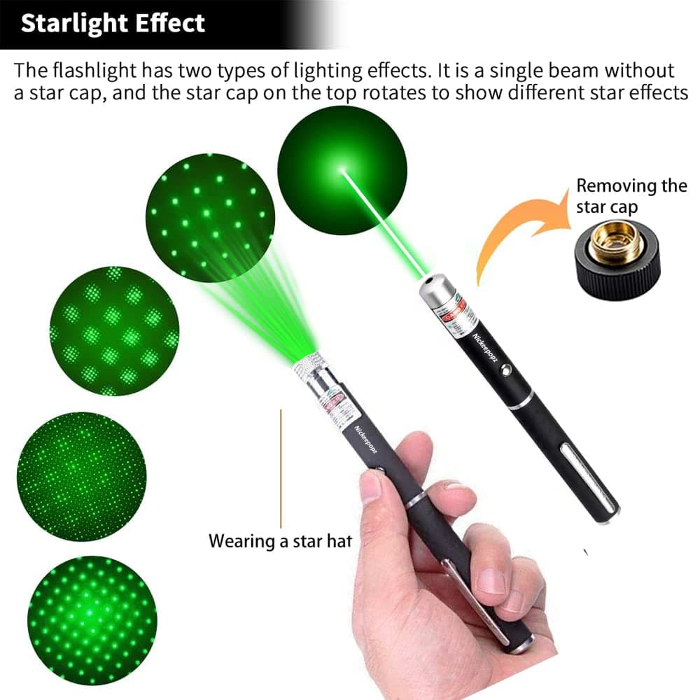Green Laser Light Pointer Pen in Gift Box | Presentation Pointer | Pack of 1 Pc — view 4