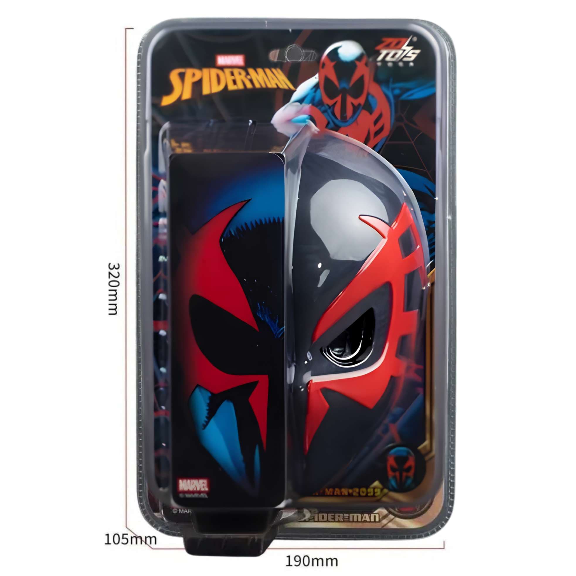 Spider-Man 2099 Mask Blue & Red | 1:1 Scale Wearable Collectible Superhero Mask