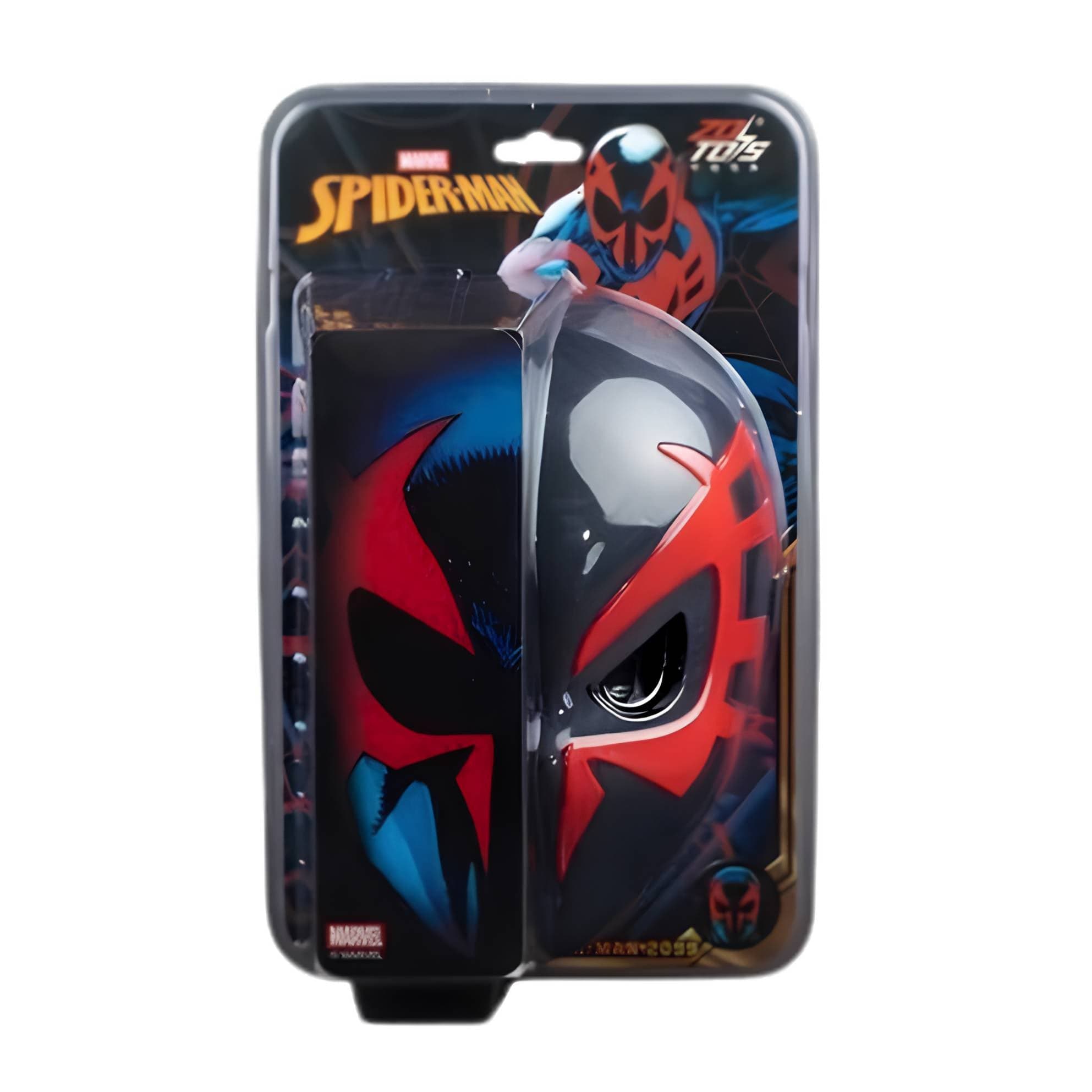 Spider-Man 2099 Mask Blue & Red | 1:1 Scale Wearable Collectible Superhero Mask — view 4