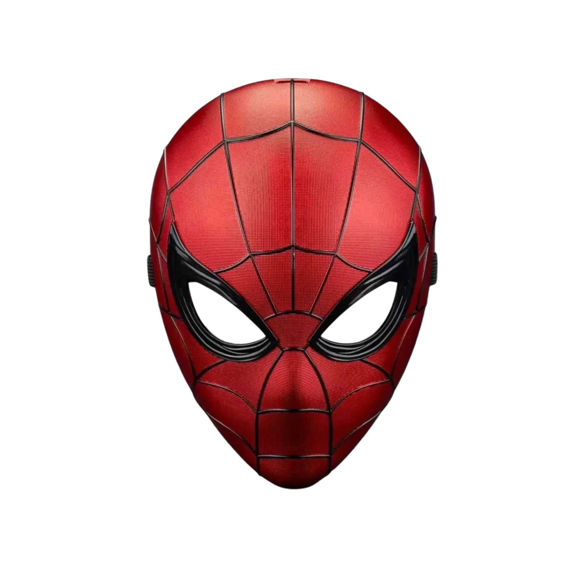 Spider-Man Integrated Suit Mask Red | 1:1 Scale Wearable Collectible Superhero Mask — view 3