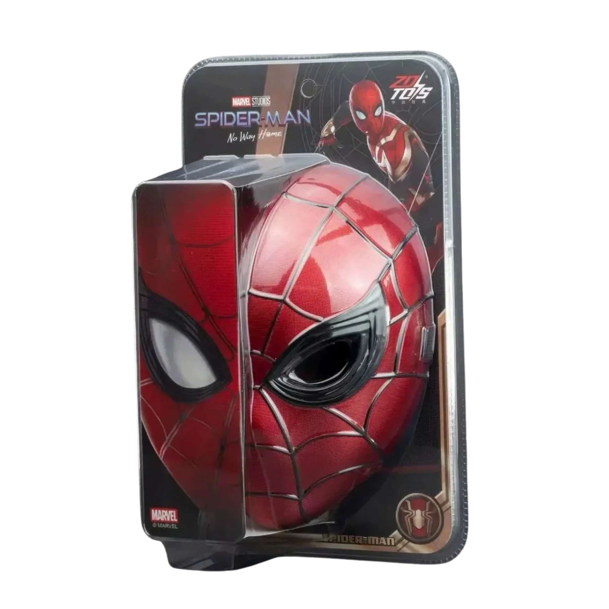 Spider-Man Integrated Suit Mask Red | 1:1 Scale Wearable Collectible Superhero Mask — view 4