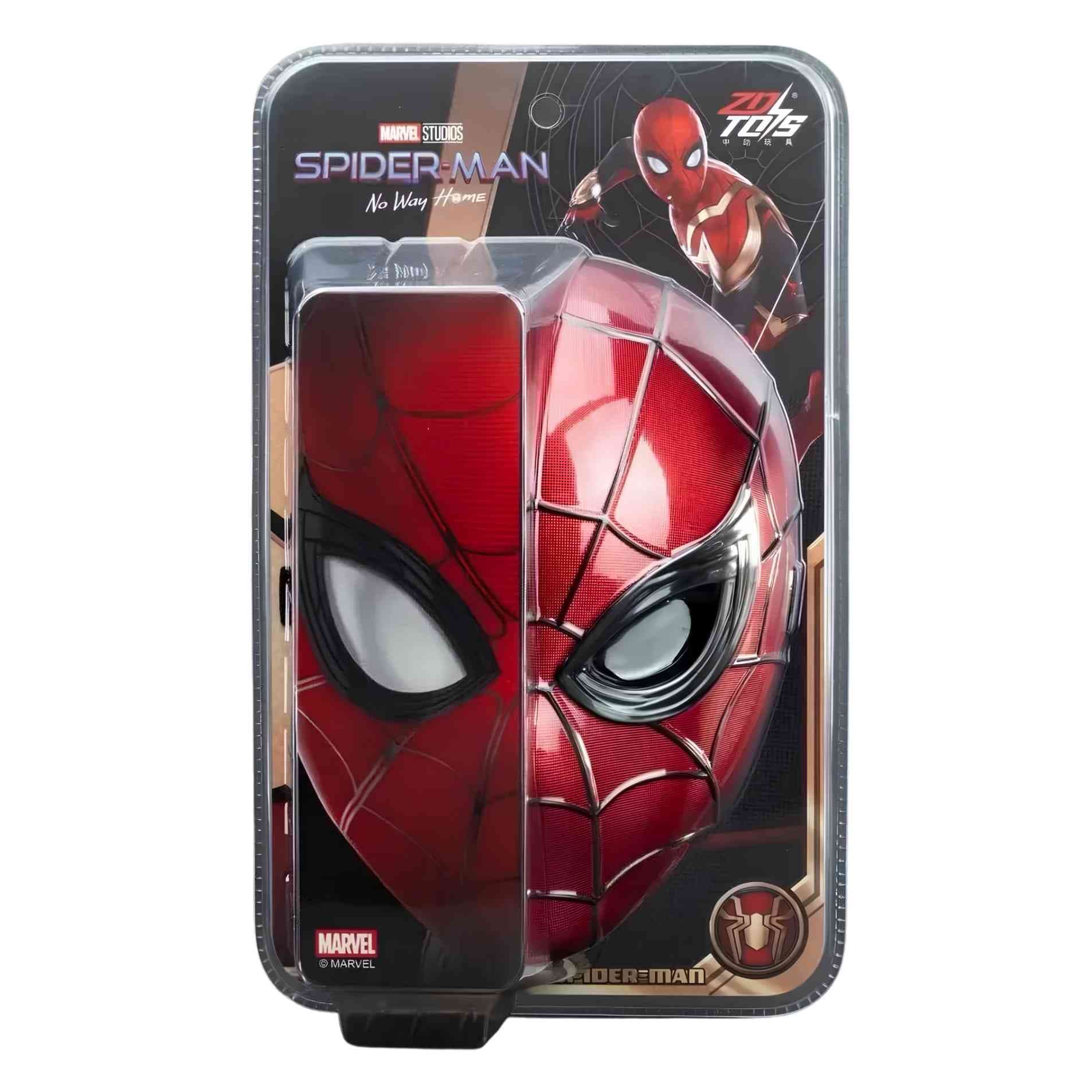 Spider-Man Integrated Suit Mask Red | 1:1 Scale Wearable Collectible Superhero Mask — view 5