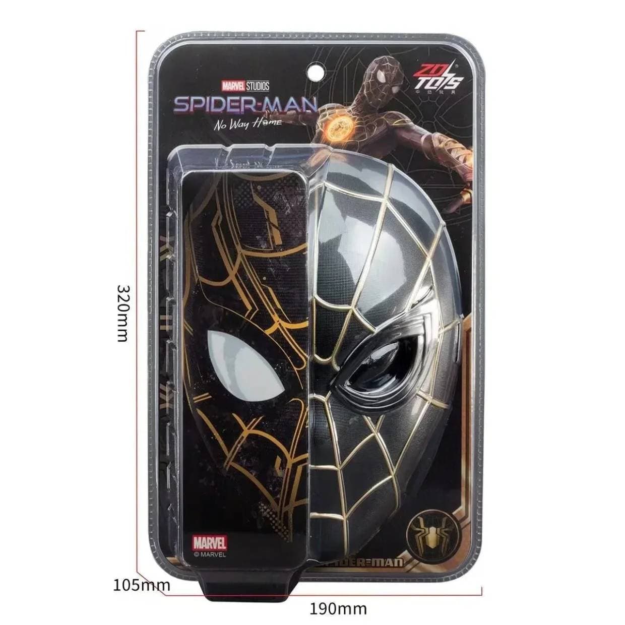 Spider-Man Inside-Out Mask 32 cm | 1:1 Scale Wearable Collectible Superhero Mask