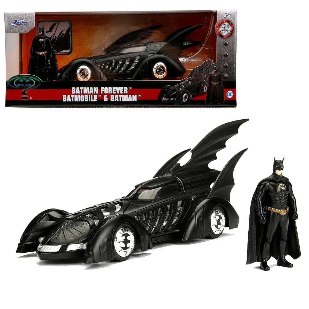 Batmobile With Batman Figure | 1:24 Scale 21 cm Die-Cast Model Car — view 2