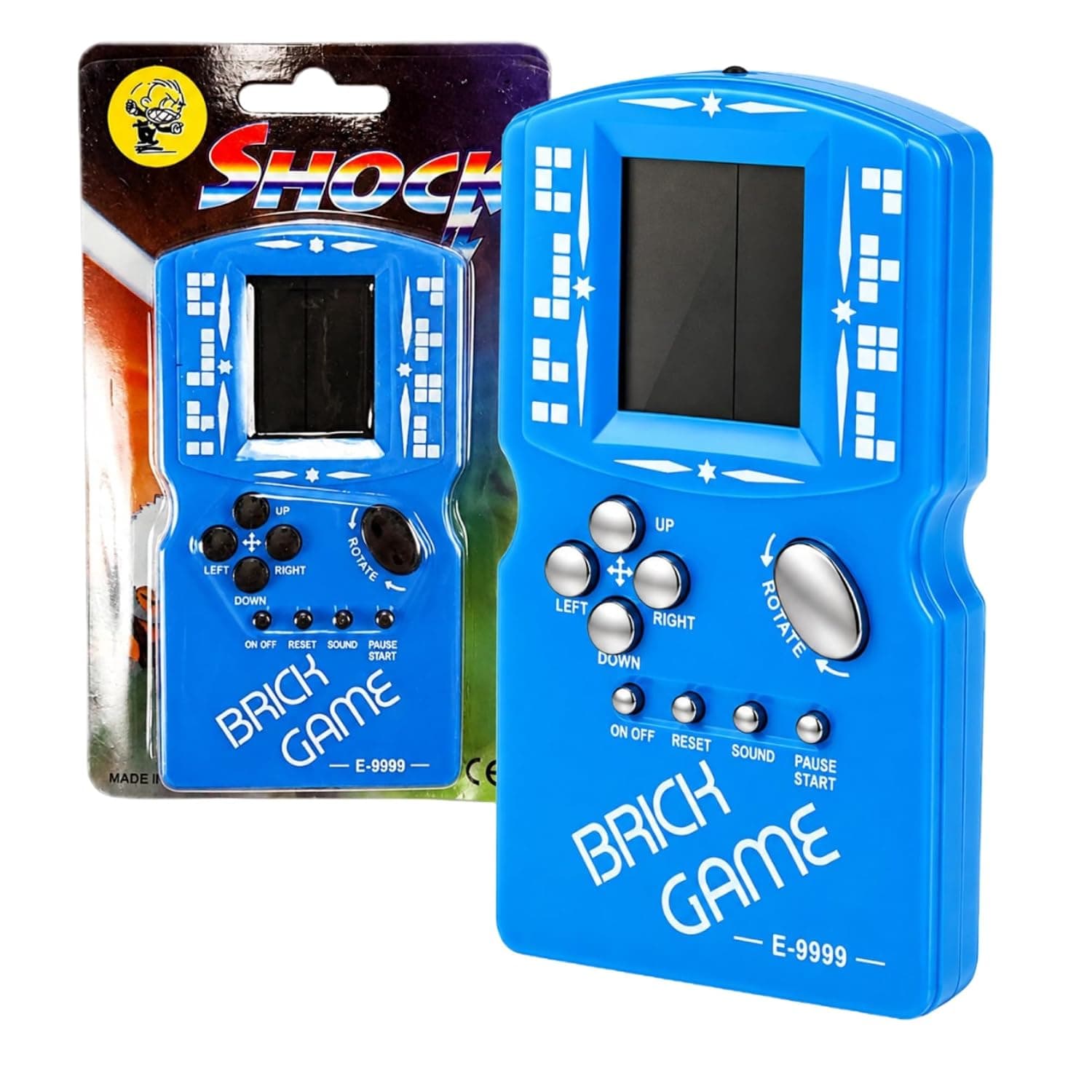 Retro Brick Game Handheld Console | Classic Electronic Puzzle Game for Kids | Color as per Stock Dispatched | Pack of 1 Pc
