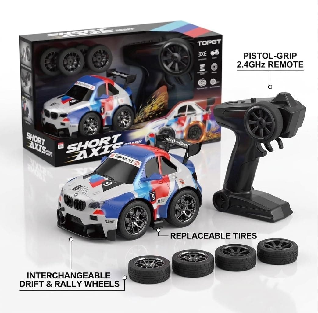 BMW Short Axis Spark Drift RC Car | High-Speed Remote Control Toy