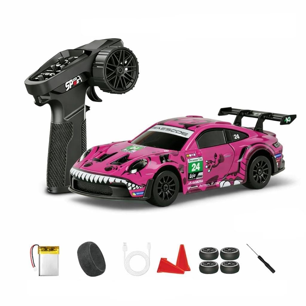 Hstar 1:43 Roxy Porsche 911 4WD RC drift car | Remote Control Toy For Kids & Hobbyists