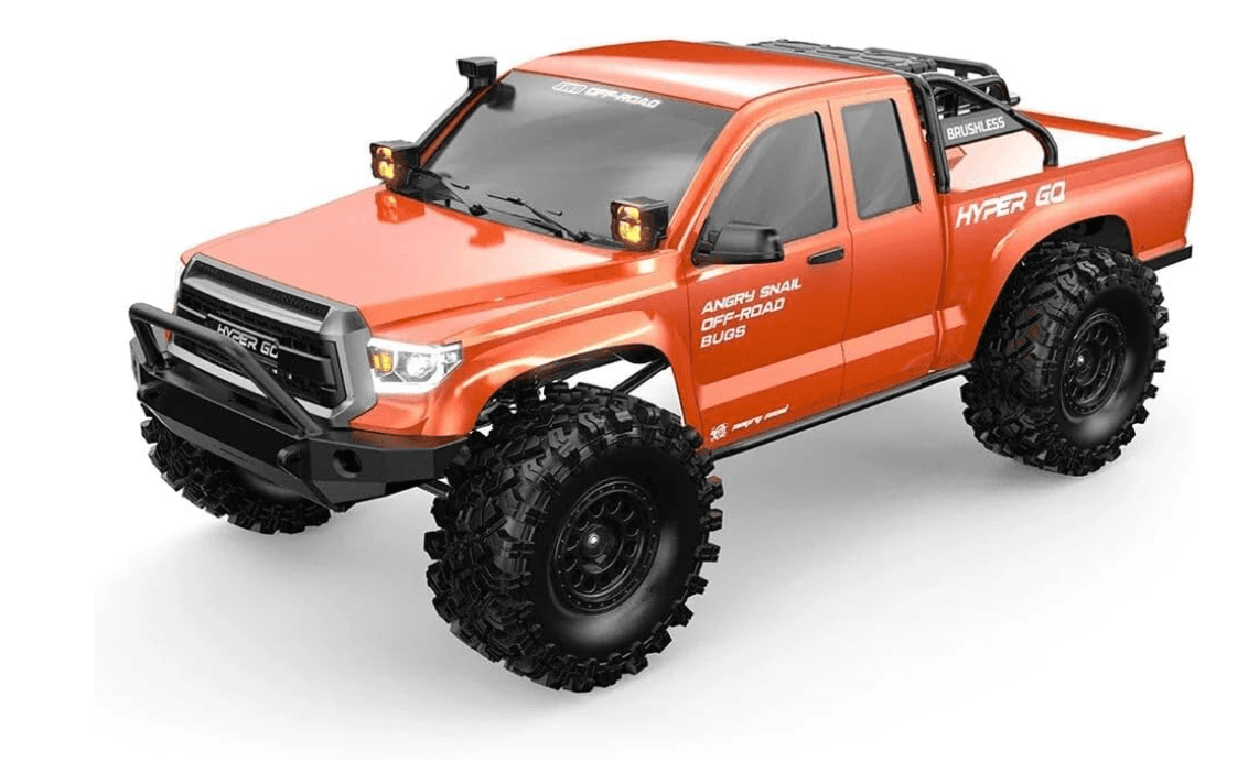 MJX Hyper Go H8EDC | Toyota Hilux | 1:8 Scale | 4WD Brushless RC Crawler | 3S FOC | Differential Lock | Remote Control Toy For Kids & Hobbyists
