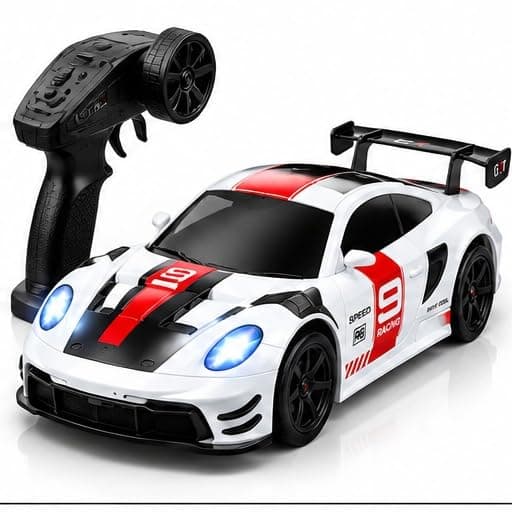 HB Toys 1:43 Porsche 911 GT3 R RC Drift Car | Remote Control Toy For Kids & Hobbyists