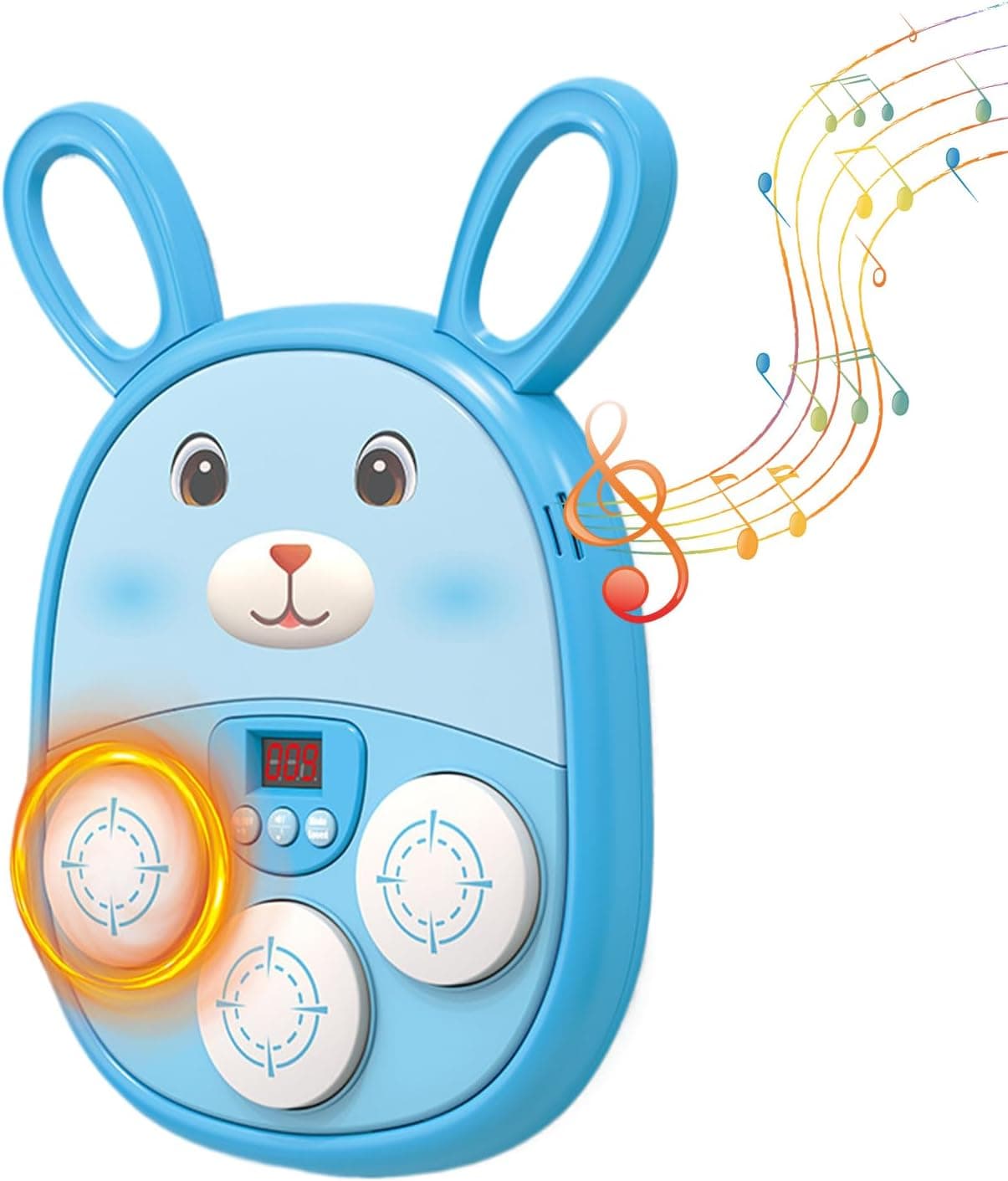 Indoor Bunny Boxing Game Toy With Music & Light | Two-Player Boxing Music Machine For Kids | Color As Per Stock — view 4