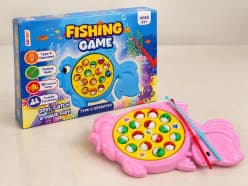 Spin & Catch Fishing Game for Kids | Type-C Rechargeable Electronic Toy with 15 Colorful Fish & 2 Fishing Rods | Family Fun Game (Ages 5+)