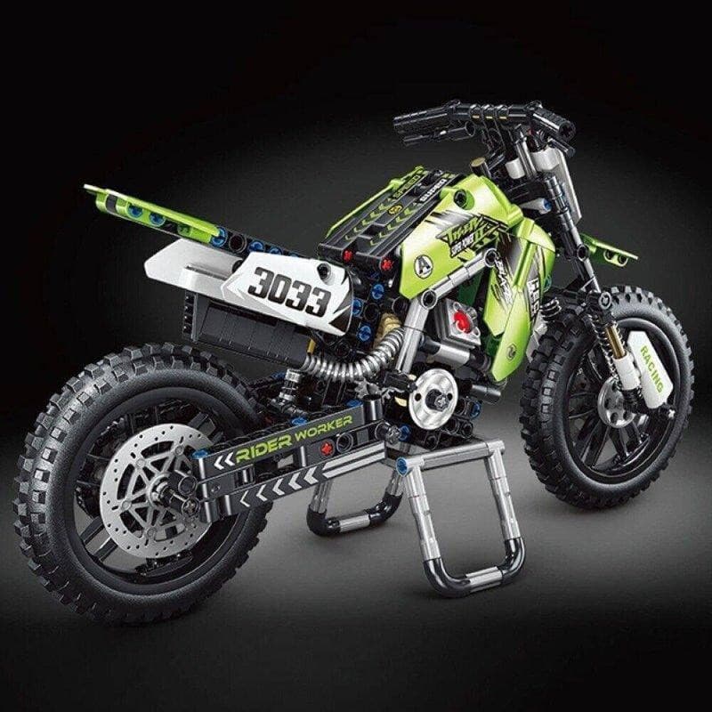 LEGO Motorcycle Building Block Set for Kids | DIY Construction Bricks Toy | Racing Bike Model (Ages 6+) — view 3