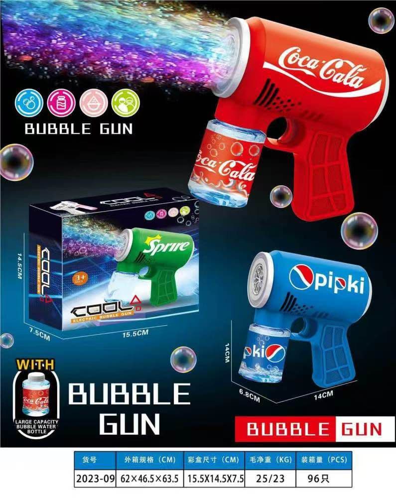 Soda Can Shape Bubble Gun Toy for Kids | Automatic Bubble Blaster with Lights | Ages 3+ — view 3