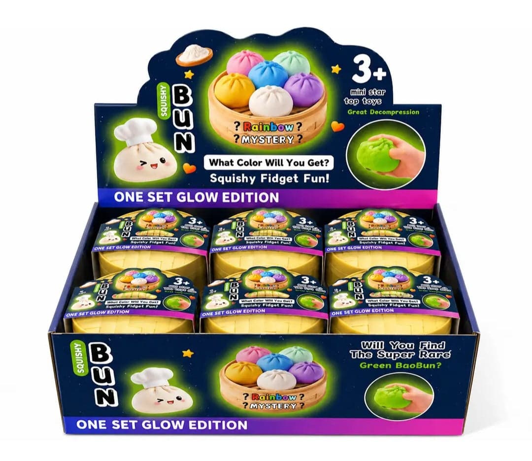 Grinch Mystery Dumpling Squishy Toy | Soft Squeeze Surprise Fidget Toy for Kids | Pack of 1 Pc — view 2