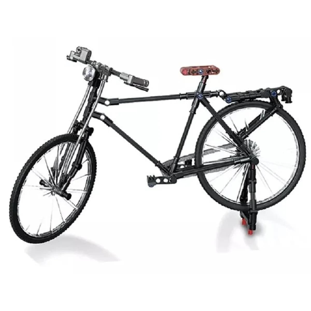 Lego Style Bicycle Building Block Set for Kids | DIY Construction Bricks Toy | 198 Pcs Bike Model (Ages 6+) — view 6