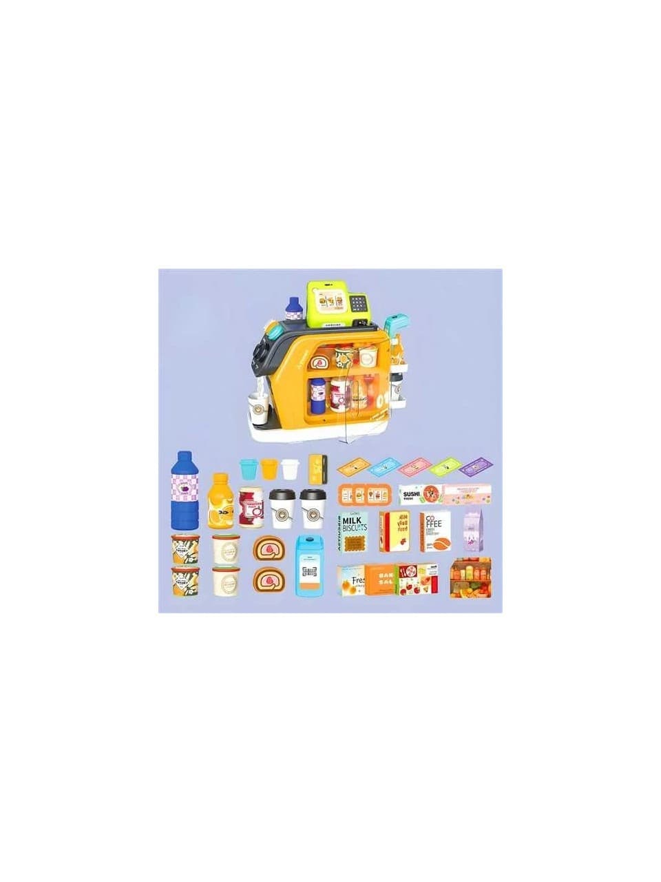 Multifunction Play House Cashier Set for Kids | Pretend Supermarket Checkout with Scanner & Grocery Accessories | Ages 3+ — view 4