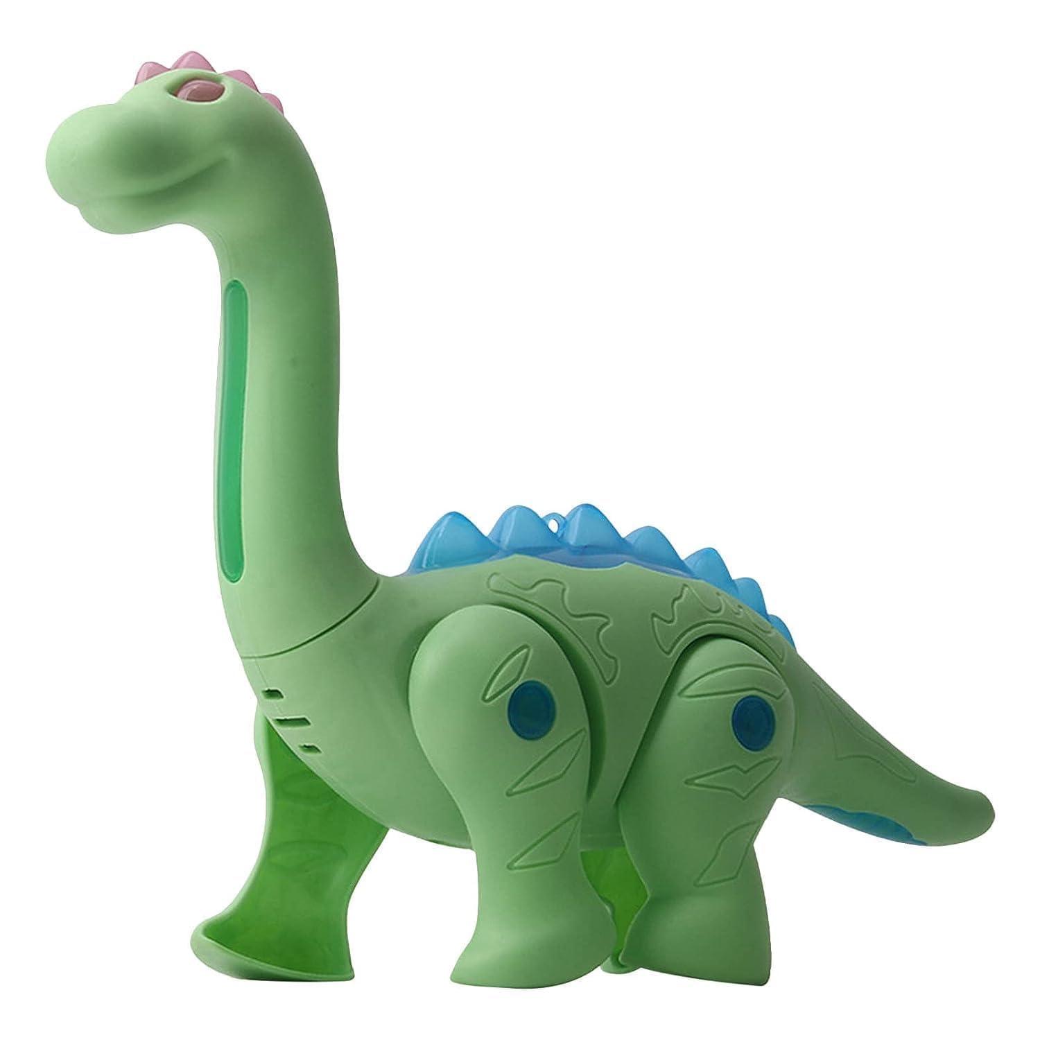 Walking Pet Electric Dinosaur Toy with Colorful LED Light and Musical Sound, Attractive light and realistic dinasour (Batteries not included)