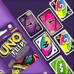 New U|N|O Flip Card Game for Age 7+ Years for 2-5 Players | Card Game | Playing Card Set