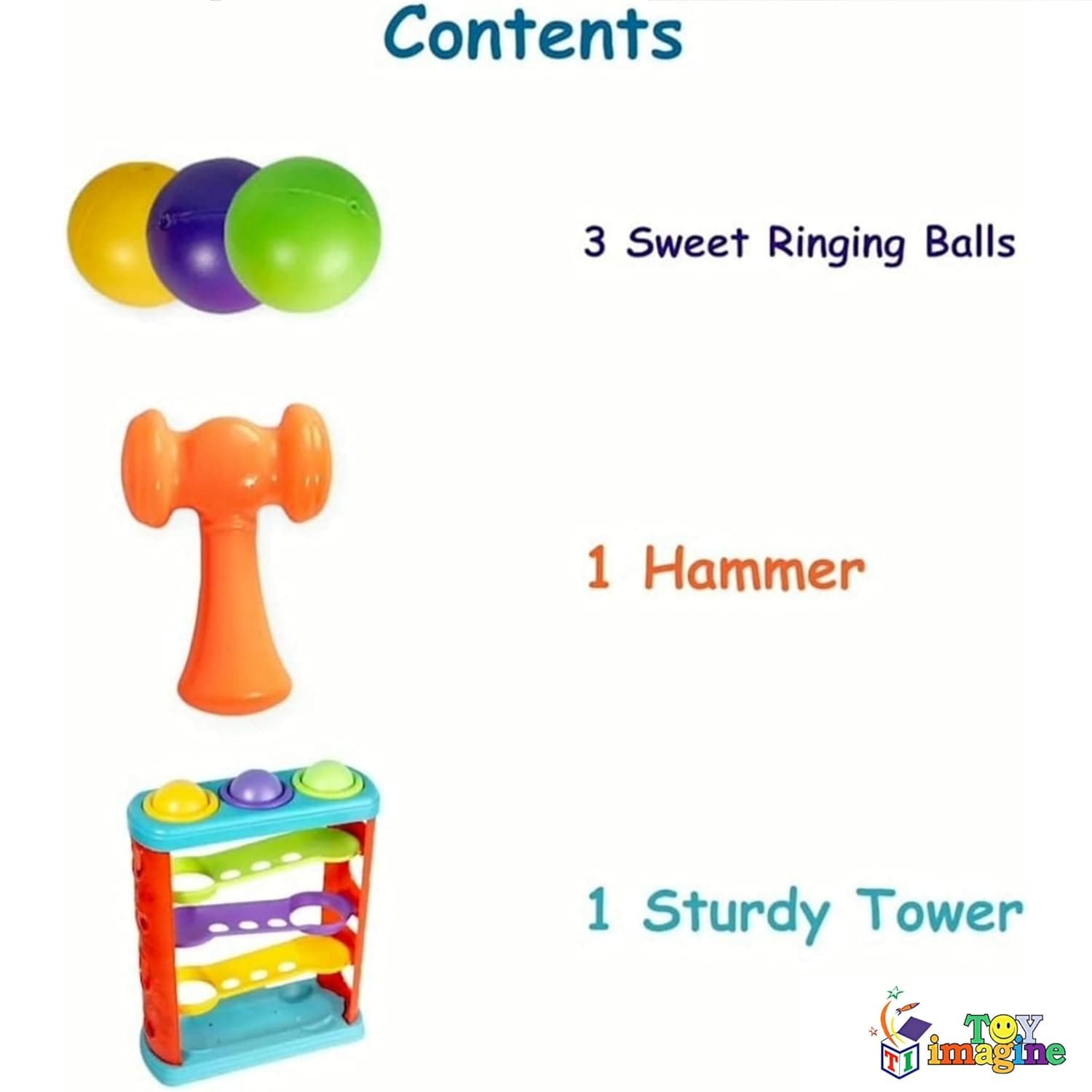 Toy Imagine Ramp Roll, Ball Drop and Roll Swirling Tower for Toddler|3 Puzzle Rattle Balls Non Toxic Material| StackToy for Kids Ages 3+: Interactive Fun Excitement (Roll Ball for Kids) — view 19