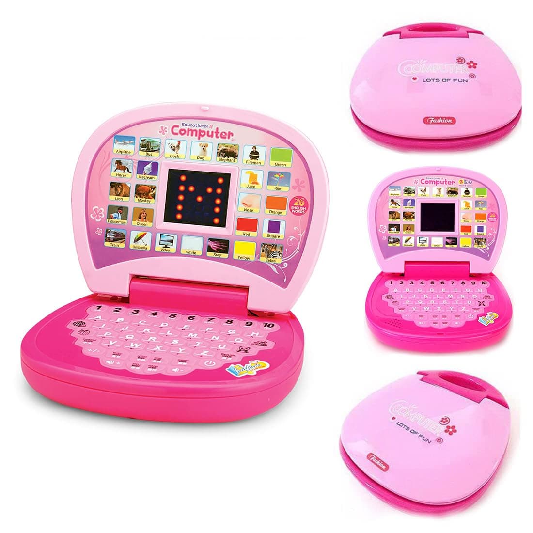 Kids Computer Toy Baby Laptops for Kids  Activity Electronics Number & Alphabet Charts for Kids Learning Educational Toy with Sound and Music — view 4