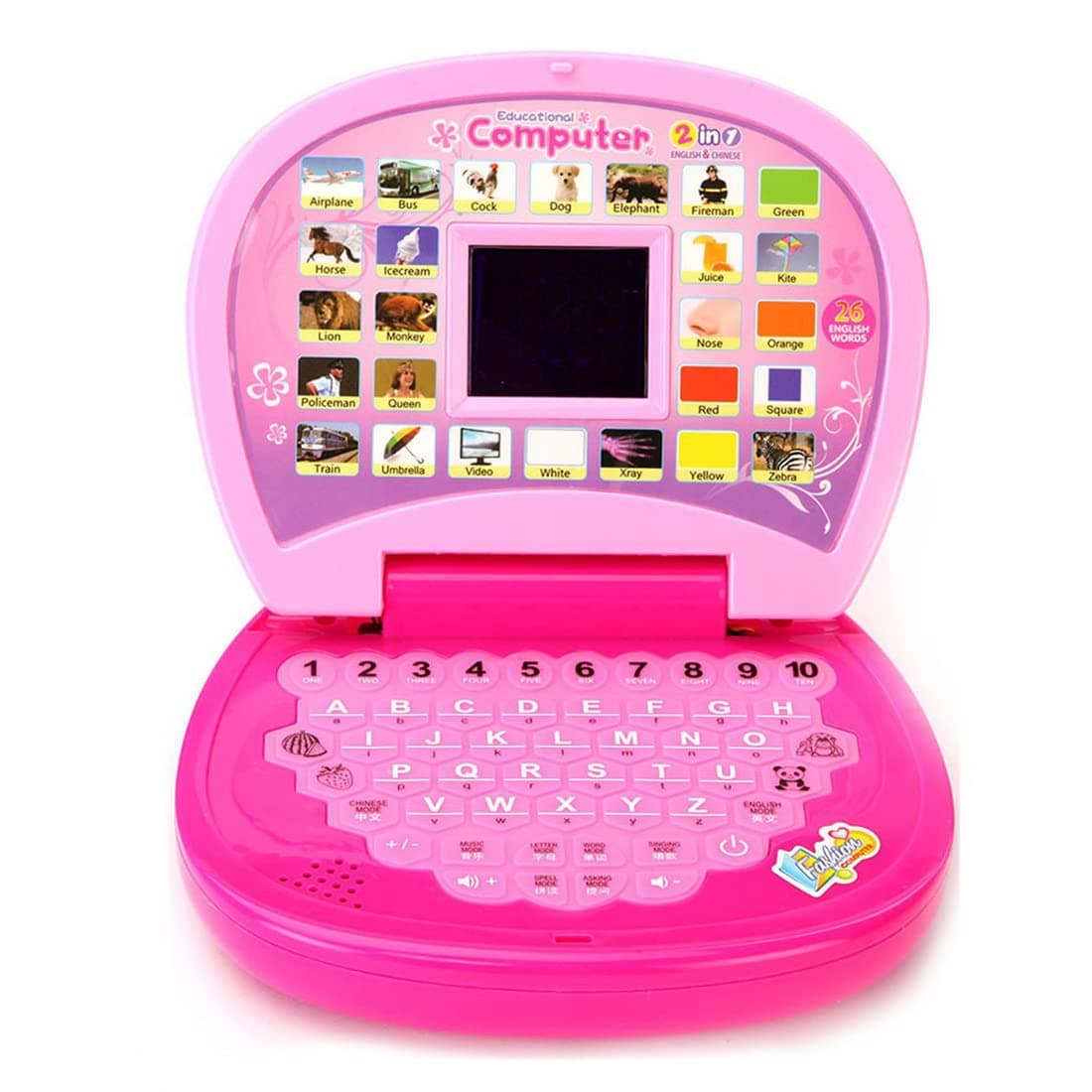 Kids Computer Toy Baby Laptops for Kids  Activity Electronics Number & Alphabet Charts for Kids Learning Educational Toy with Sound and Music — view 6