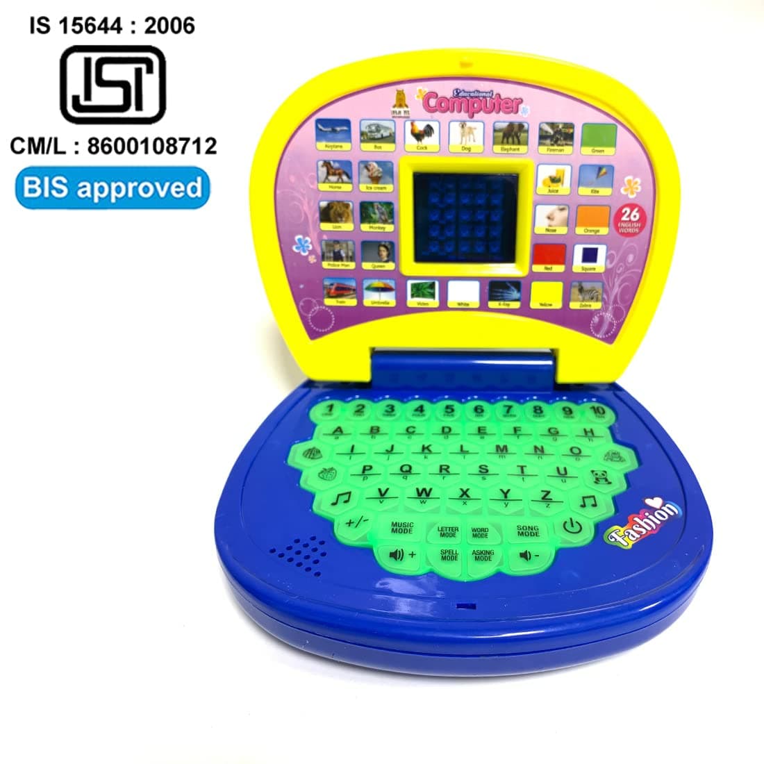 Kids Computer Toy Baby Laptops for Kids  Activity Electronics Number & Alphabet Charts for Kids Learning Educational Toy with Sound and Music — view 16