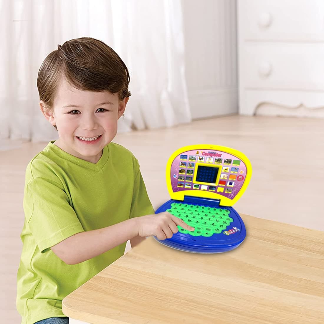 Kids Computer Toy Baby Laptops for Kids  Activity Electronics Number & Alphabet Charts for Kids Learning Educational Toy with Sound and Music — view 18