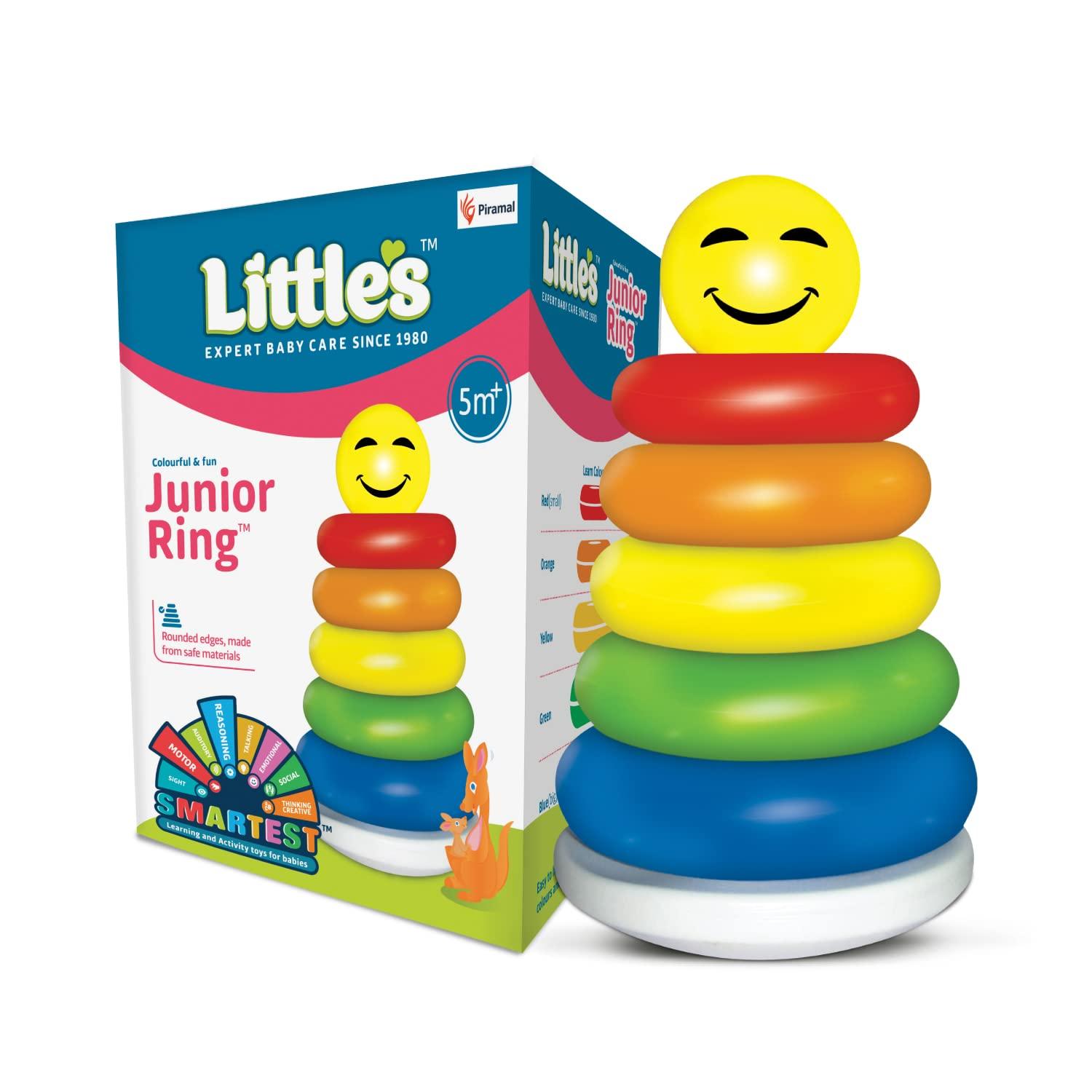 Little's Junior Ring Stacking Toys for Kids With 6 rings