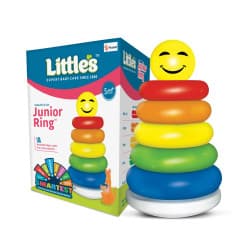 Little's Junior Ring Stacking Toys for Kids With 6 rings