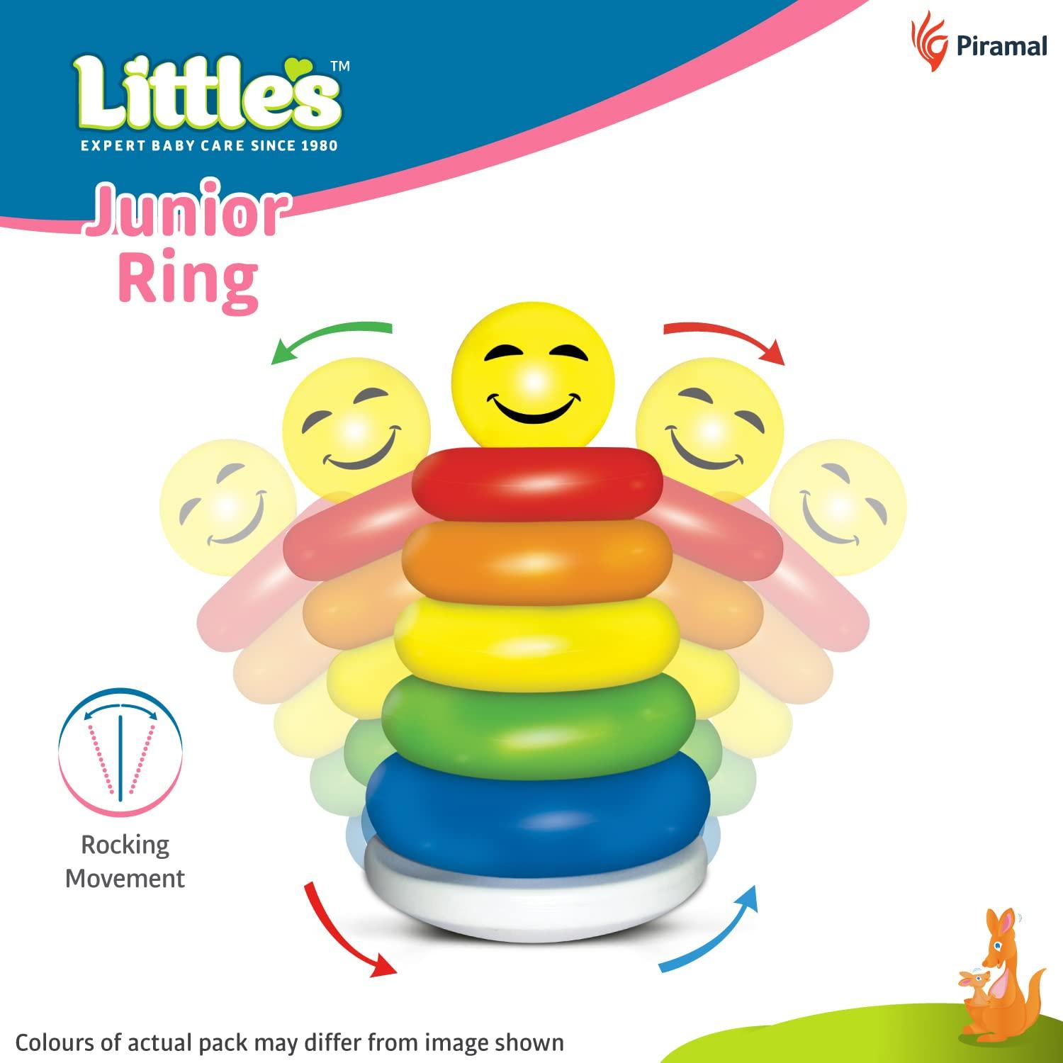 Little's Junior Ring Stacking Toys for Kids With 6 rings