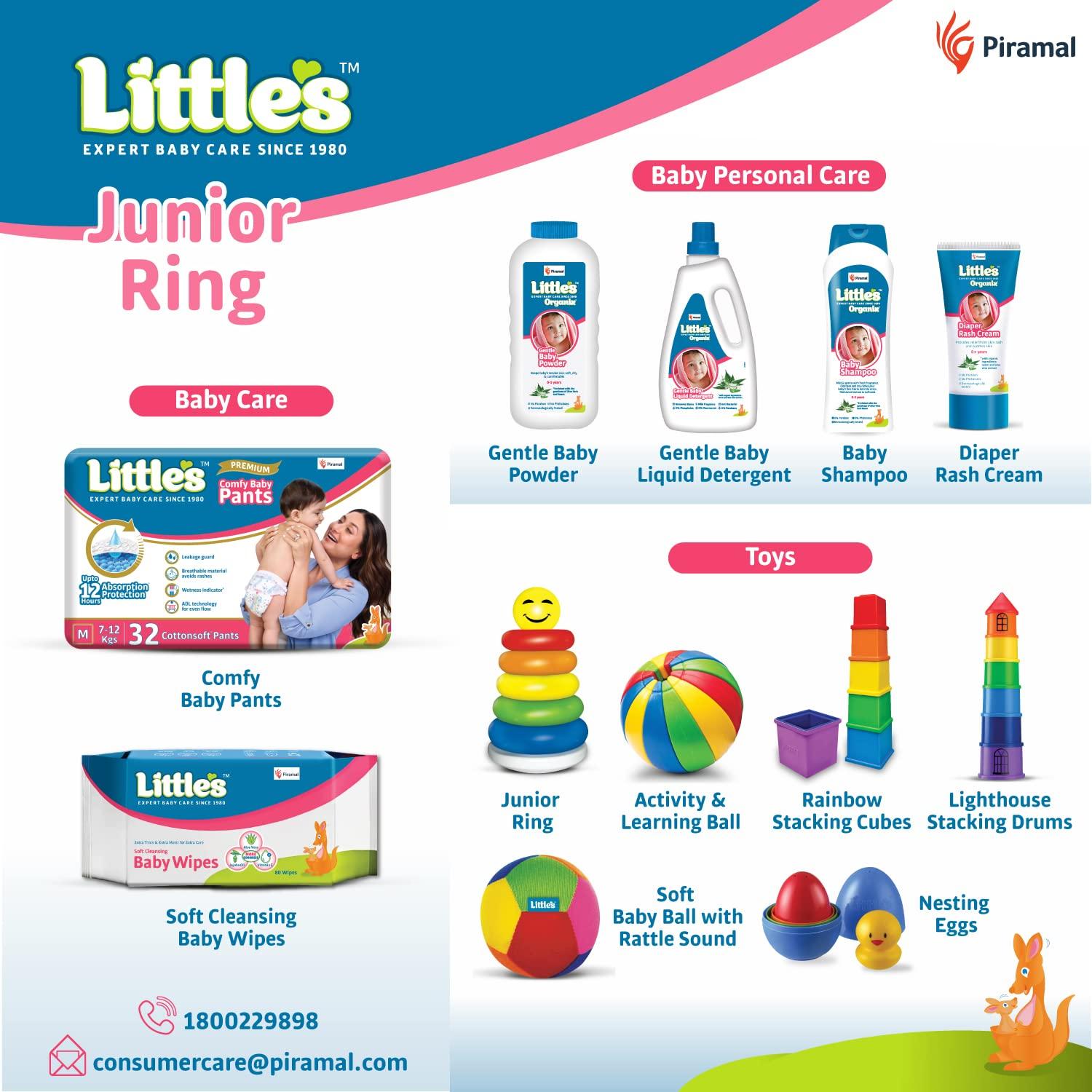 Little's Junior Ring Stacking Toys for Kids With 6 rings