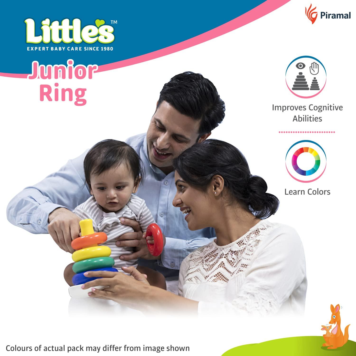 Little's Junior Ring Stacking Toys for Kids With 6 rings