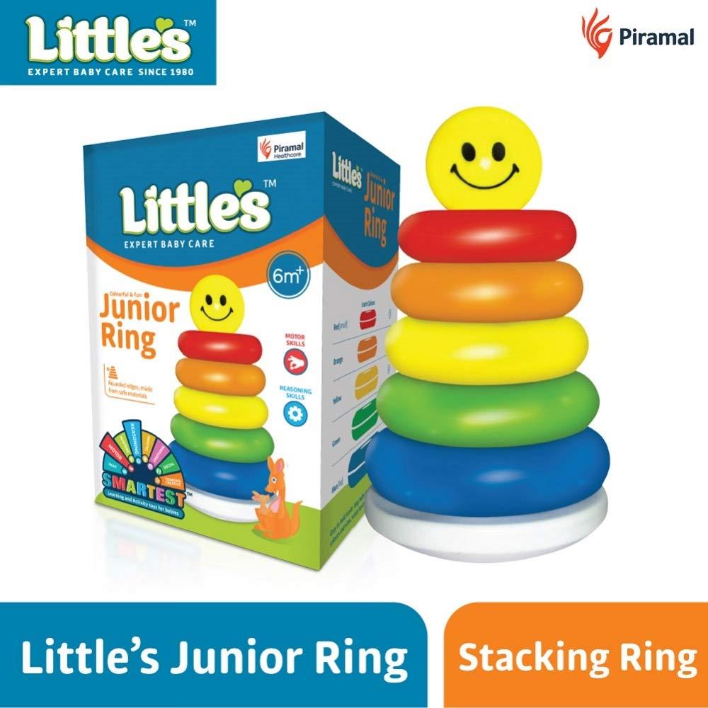 Little's Junior Ring Stacking Toys for Kids With 6 rings