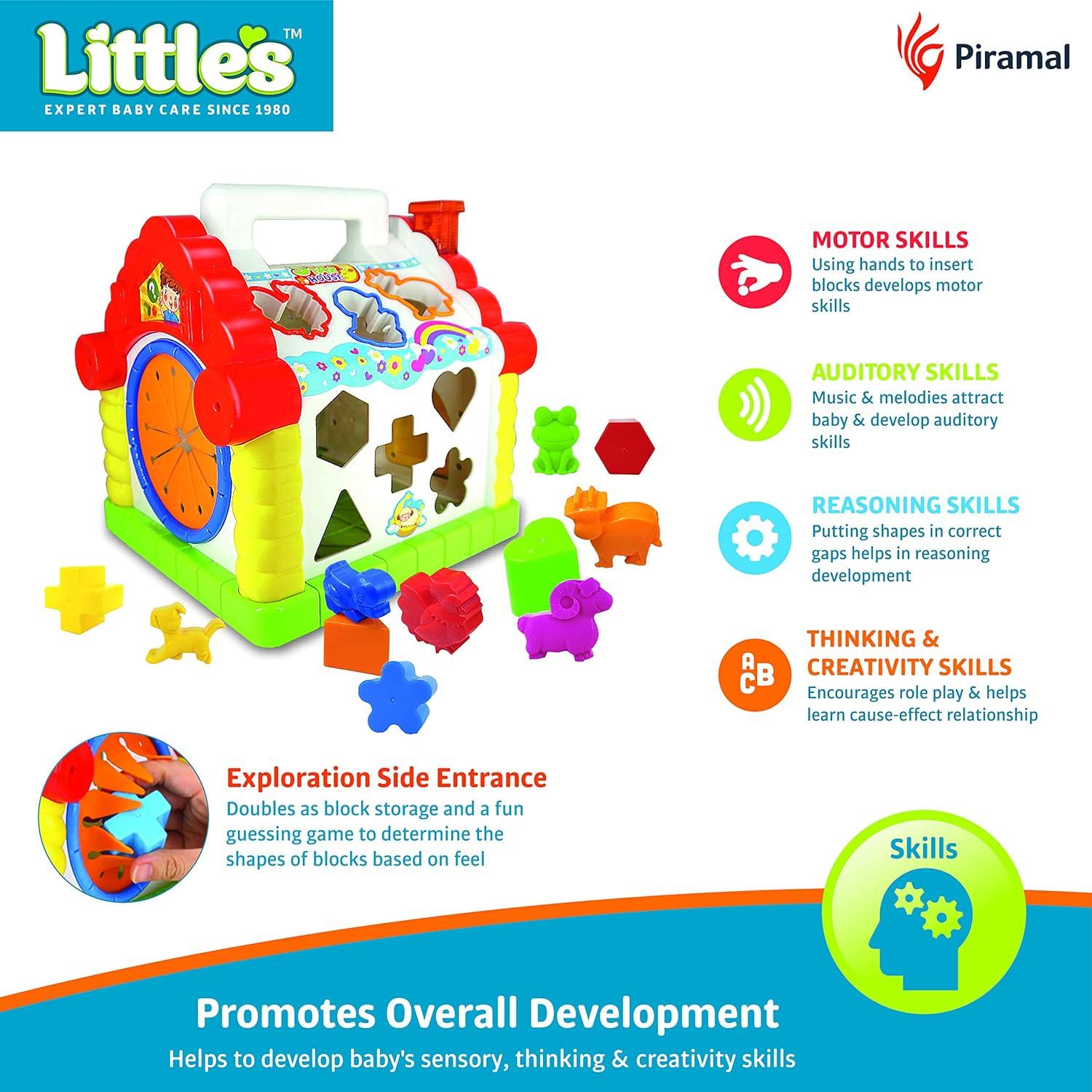 Little's Junior Ring Stacking Toys for Kids With 6 rings