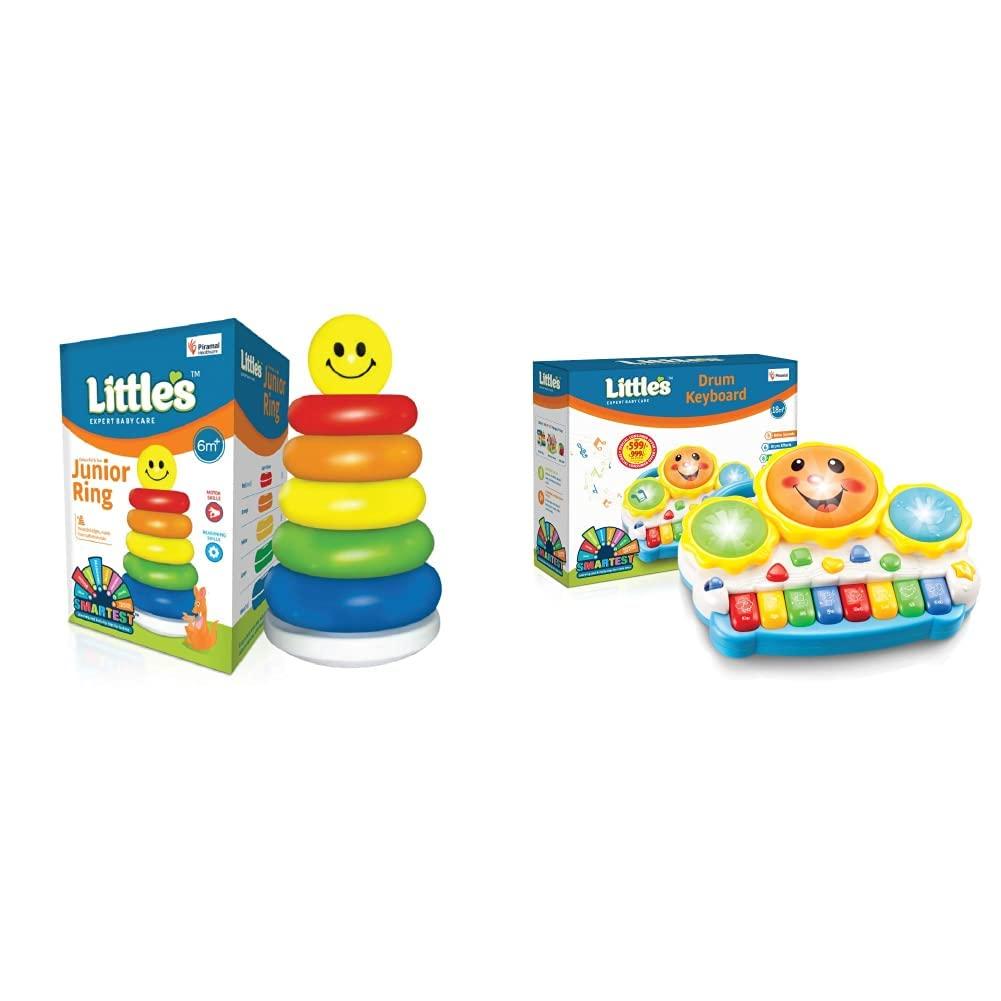 Little's Junior Ring Stacking Toys for Kids With 6 rings