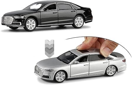 AUDI A8 1:24 Scale Exclusive Alloy Metal Pull Back Die-cast Car Model with Sound Light — view 4