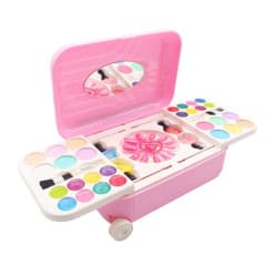 Makeup Kit for Girls Toy Set Pretend Play Beauty Baby Doll Make Up Set with Mirror & Hair Styling Cosmetics Accessories for Girls - BIS Certified ISI Mark (Makeup Palette)