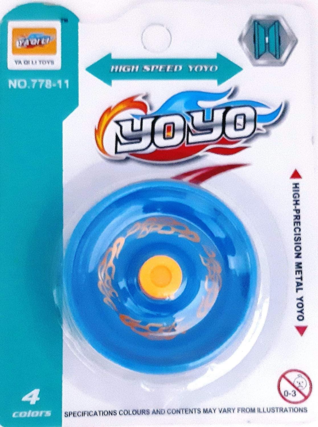 Fine Quality High Gloss High Speed Metal Yoyo Toys for Kids Spinner Toy (Color and Character May Vary)- Avengers Toys Superhero Edition