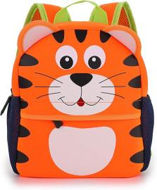 Tiger Toddler Backpack Baby Boys Girls Kindergarten Pre School Bags Cute Neoprene Cartoon Backpacks for Kids