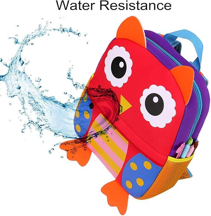 Owl Toddler Backpack Baby Boys Girls Kindergarten Pre School Bags Cute Neoprene Cartoon Backpacks for Kids