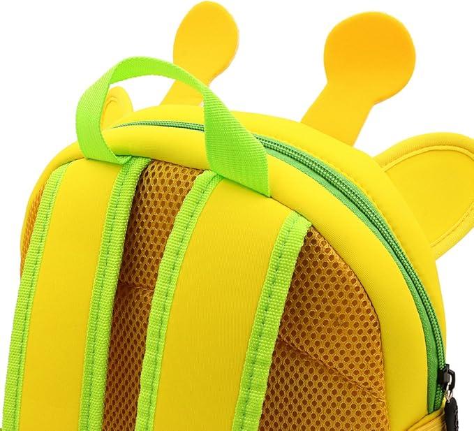 Giraffe Toddler Backpack Baby Boys Girls Kindergarten Pre School Bags Cute Neoprene Cartoon Backpacks for Kids