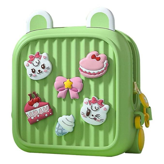 Kids Cute Toddler Mini DIY Premium Backpack - Green Color