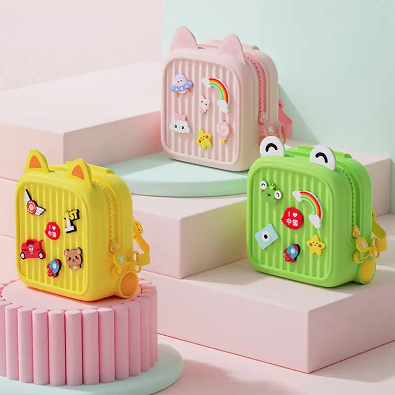 Kids Cute Toddler Mini DIY Premium Backpack - Green Color