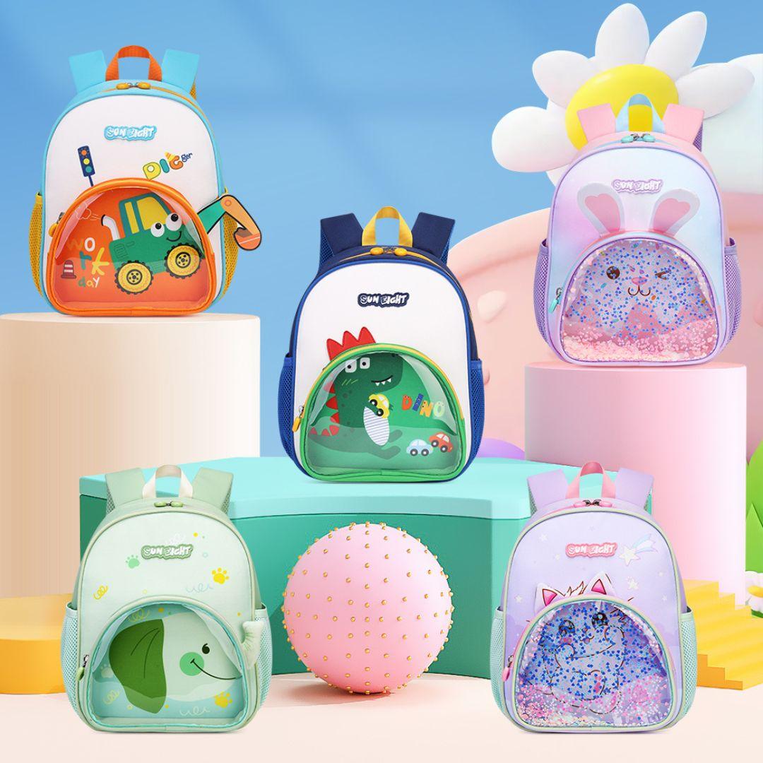 Kids School Bag For 3-6 Years Old Boys and Girls - Rabbit - Pink