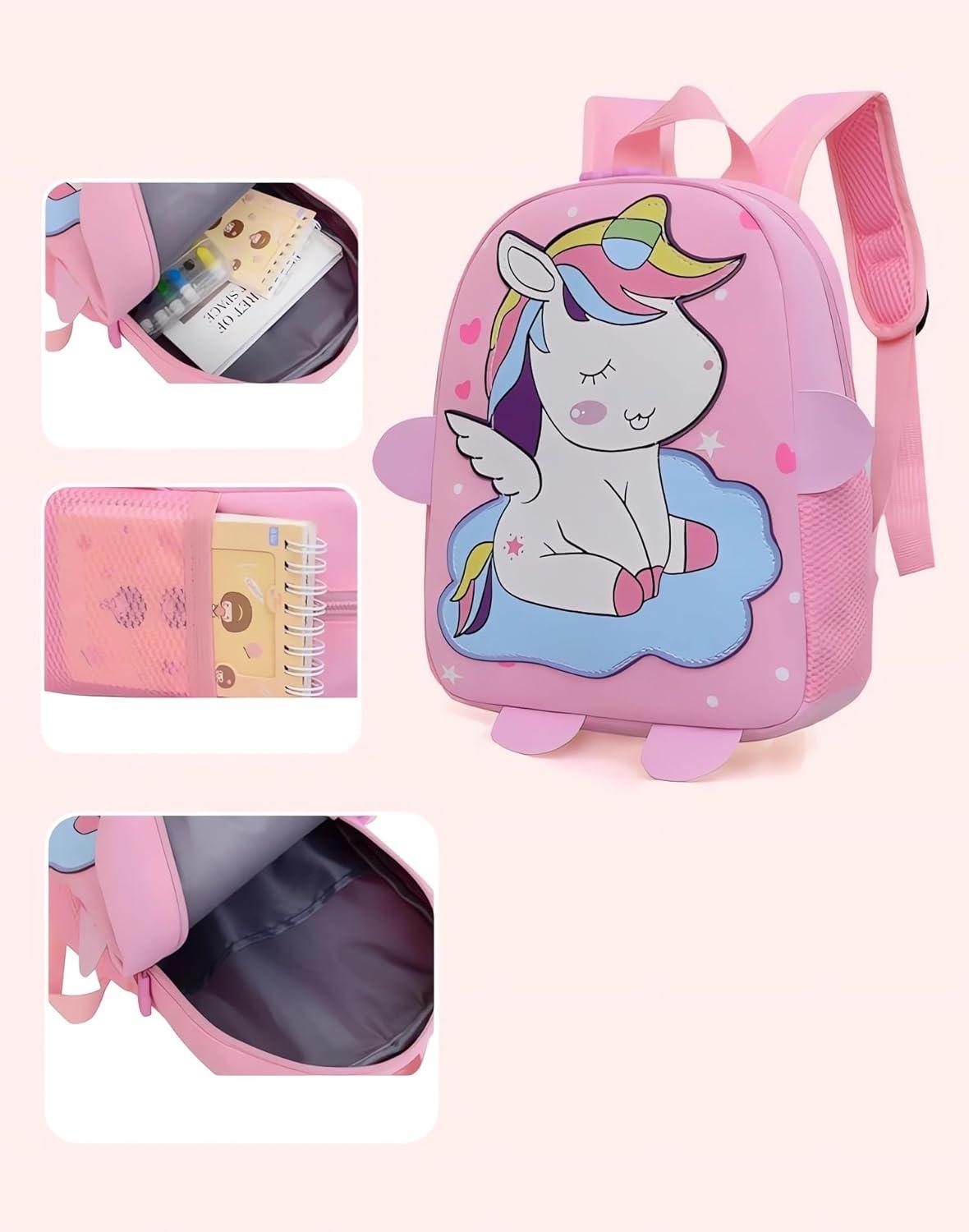 Unicorn School Backpack for kids for 3-5 Year Olds (Random colour will be send)