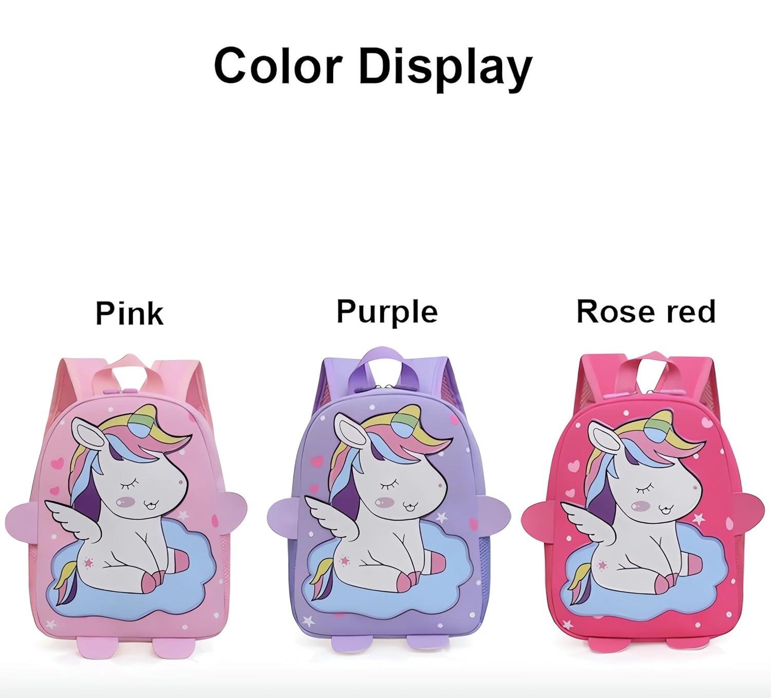Unicorn School Backpack for kids for 3-5 Year Olds (Random colour will be send)
