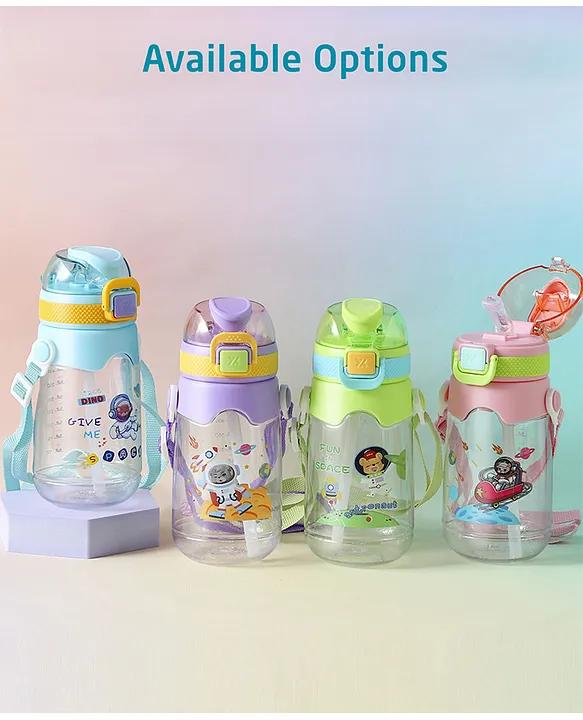 Leak Proof & Freezer Safe Sipper Water Bottle - Set of 1 Pcs - Random Color